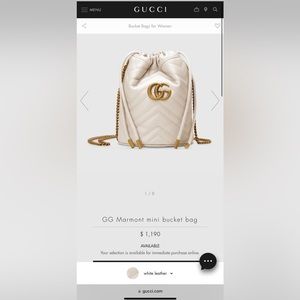 Gucci Mini Bucket Marmont